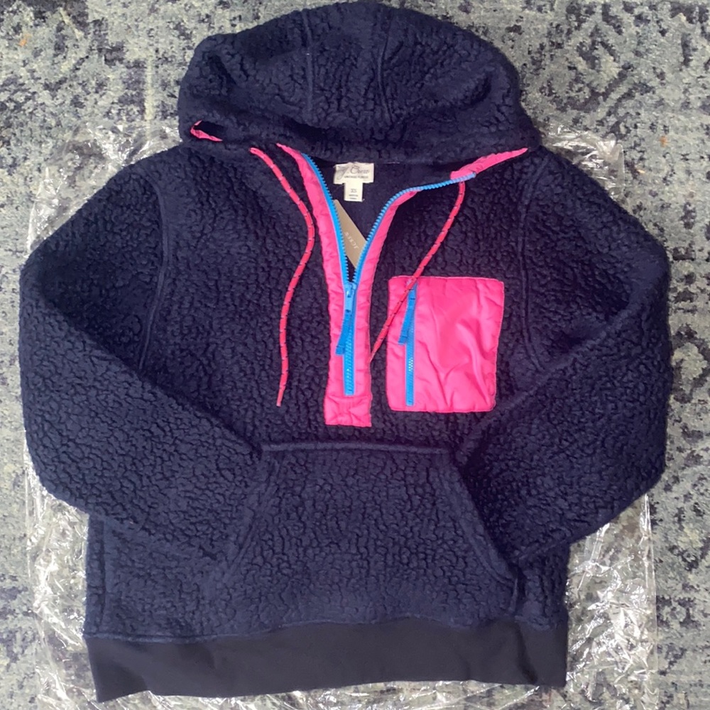 J. Crew half zip hoodie